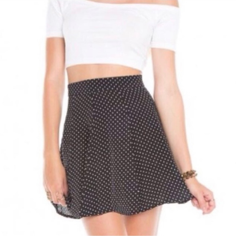 Brandy Melville Polka Dot Mini Skirt - XS